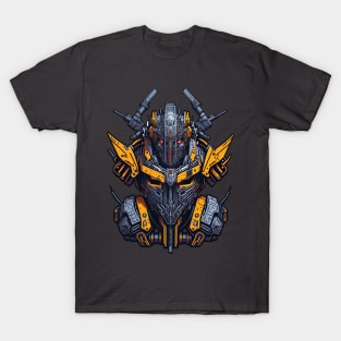 Mecha Skull S01 D64 T-Shirt